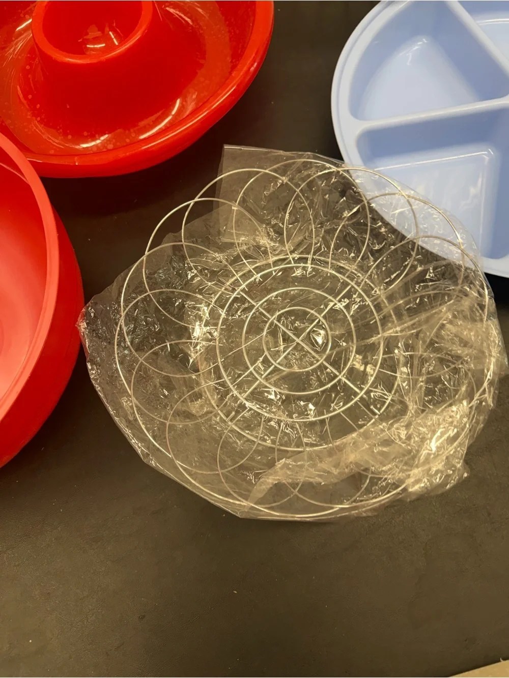Assorted Plastic Bowl, Strainer, Divided Servers Kitchenware Set